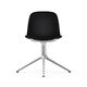 606002 Form Chair Swivel 4 L Black Alu 4