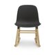 602730 Form Rocking Chair Black Oak 2