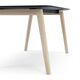 Single Desks Elegant Legs Nova Wood Narbutas
