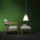 Zio Lounge Chair Green Insitu