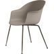 Bat Dining Chair Conic Unupholstered Antique Brass New Beige F3 Q