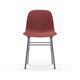603173 Form Chair Red Chrome 2