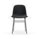 603170 Form Chair Black Chrome 2