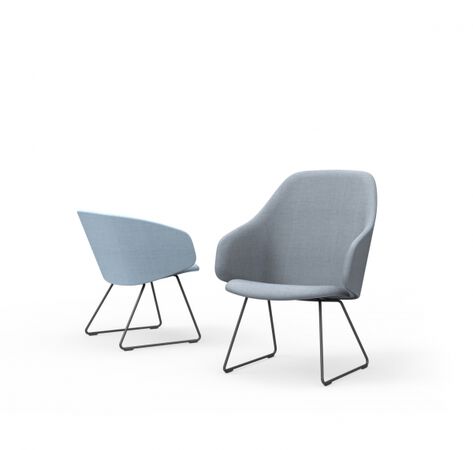 PLAN@OFFICE | SOLA lounge chair sled / armrests