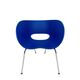 Ron arad cobalt blue tom vac plastic shell chair for vitra 3403 2
