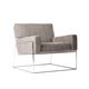 Charles Chair Brown Angle Haute Living