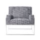 Charles Chair Grey Front Haute Living