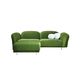 Cloud Sofa Velour Green Footstool 2