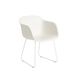 Fiber Chair Sledbase Natural White White